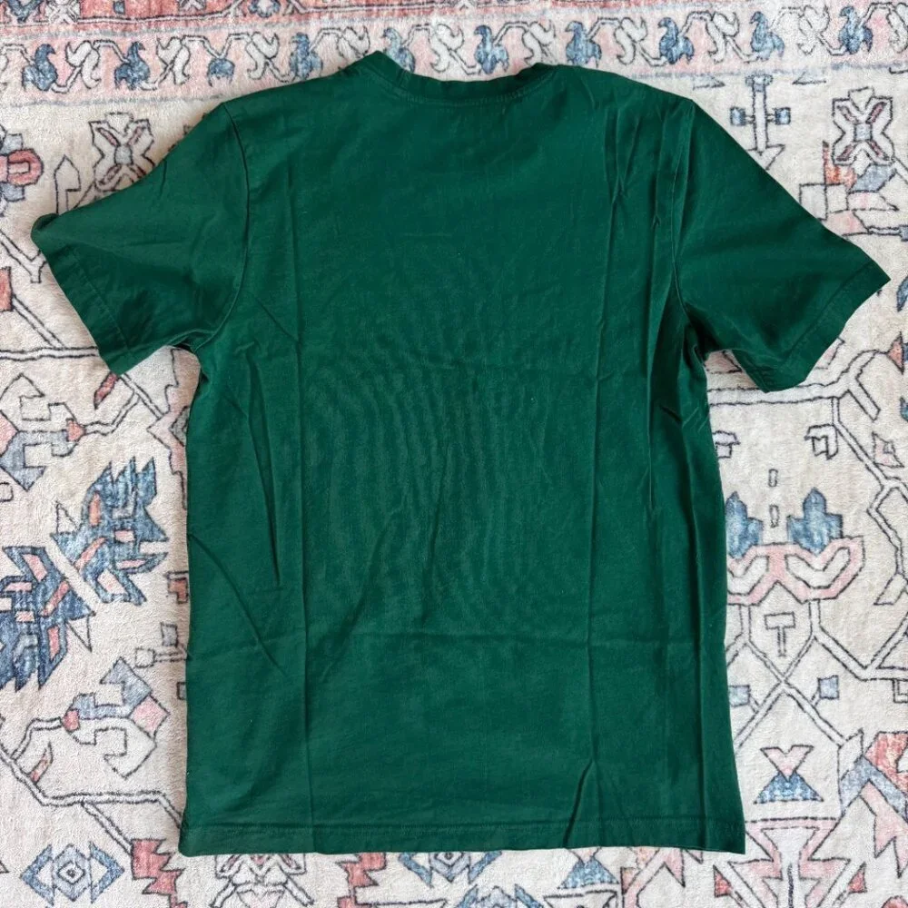 Adidas Green Blank Crewneck T-Shirt - size Medium